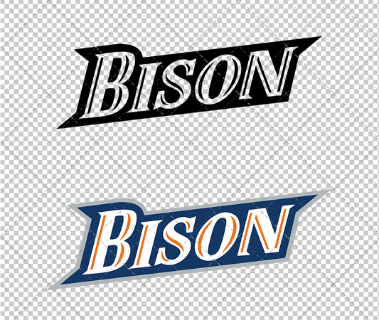 Bucknell Bison Wordmark 2011 002, Svg, Dxf, Eps, Png - SvgShopArt