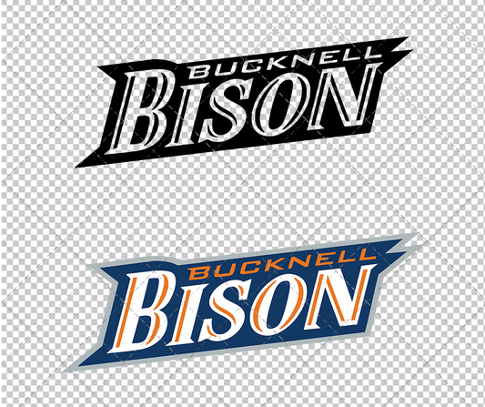 Bucknell Bison Wordmark 2011, Svg, Dxf, Eps, Png - SvgShopArt