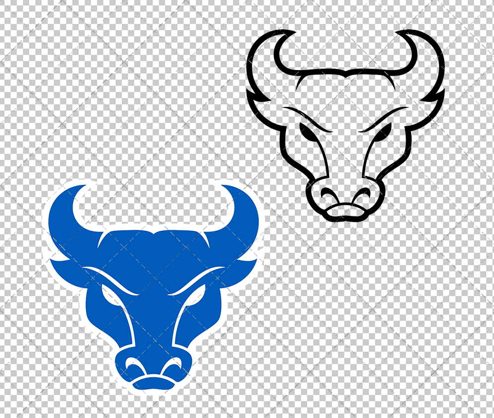 Buffalo Bulls Secondary 2016, Svg, Dxf, Eps, Png - SvgShopArt