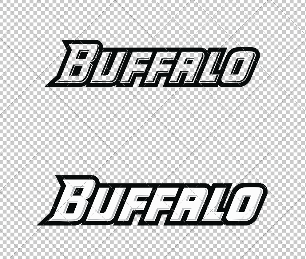 Buffalo Bulls Wordmark 2007, Svg, Dxf, Eps, Png - SvgShopArt