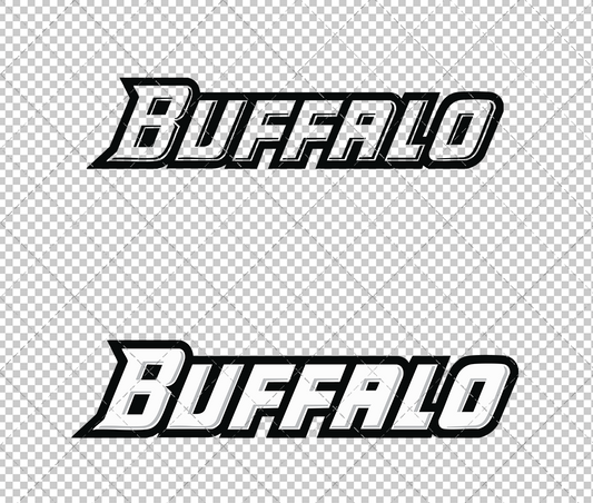 Buffalo Bulls Wordmark 2007, Svg, Dxf, Eps, Png - SvgShopArt