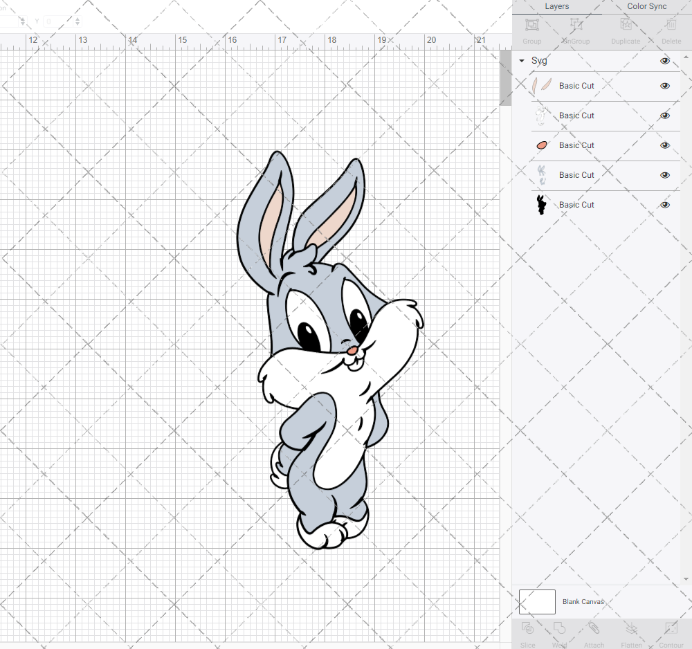 Bugs Bunny - Baby Looney Tunes, Svg, Dxf, Eps, Png SvgShopArt