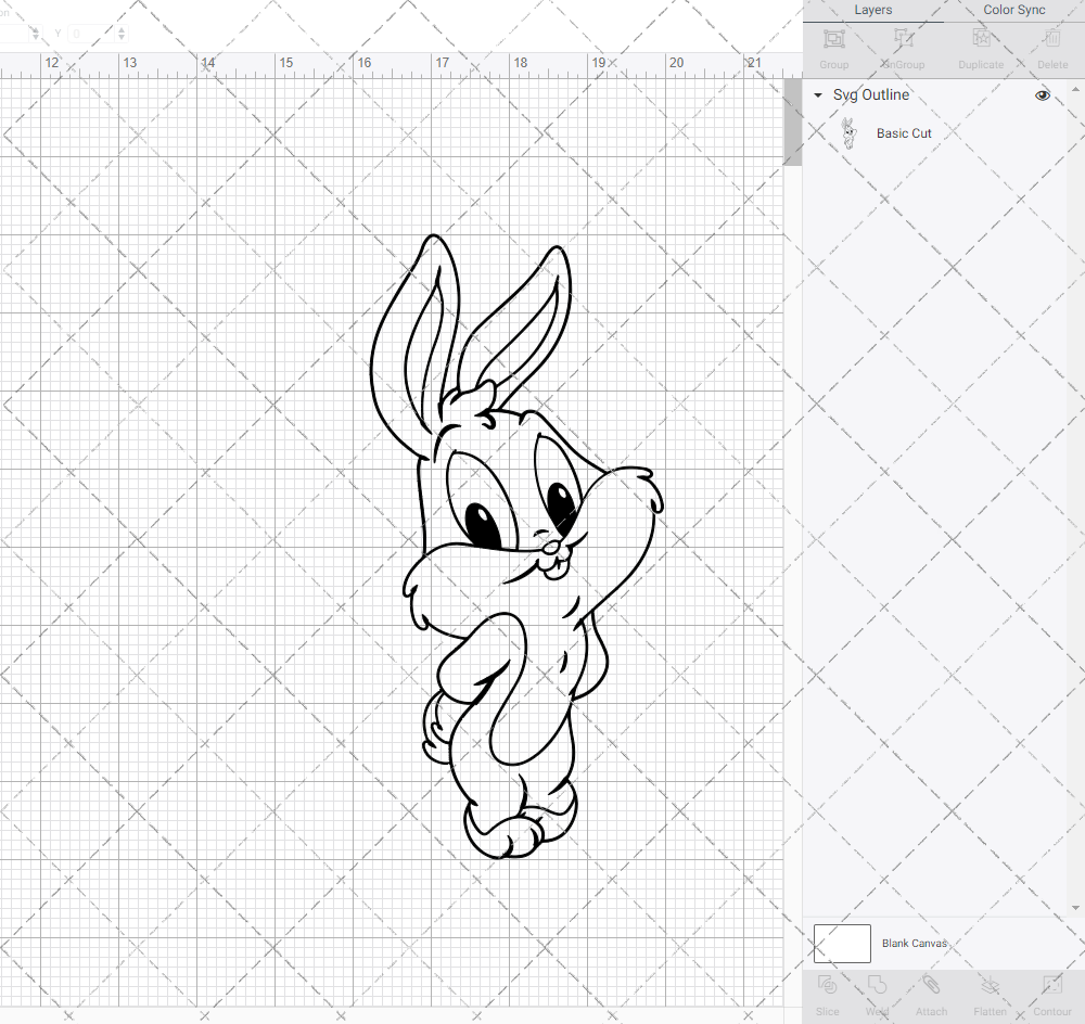 Bugs Bunny - Baby Looney Tunes, Svg, Dxf, Eps, Png SvgShopArt