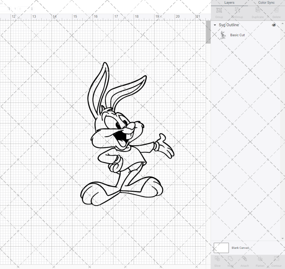 Buster Bunny - Tiny Toon Adventures, Svg, Dxf, Eps, Png SvgShopArt