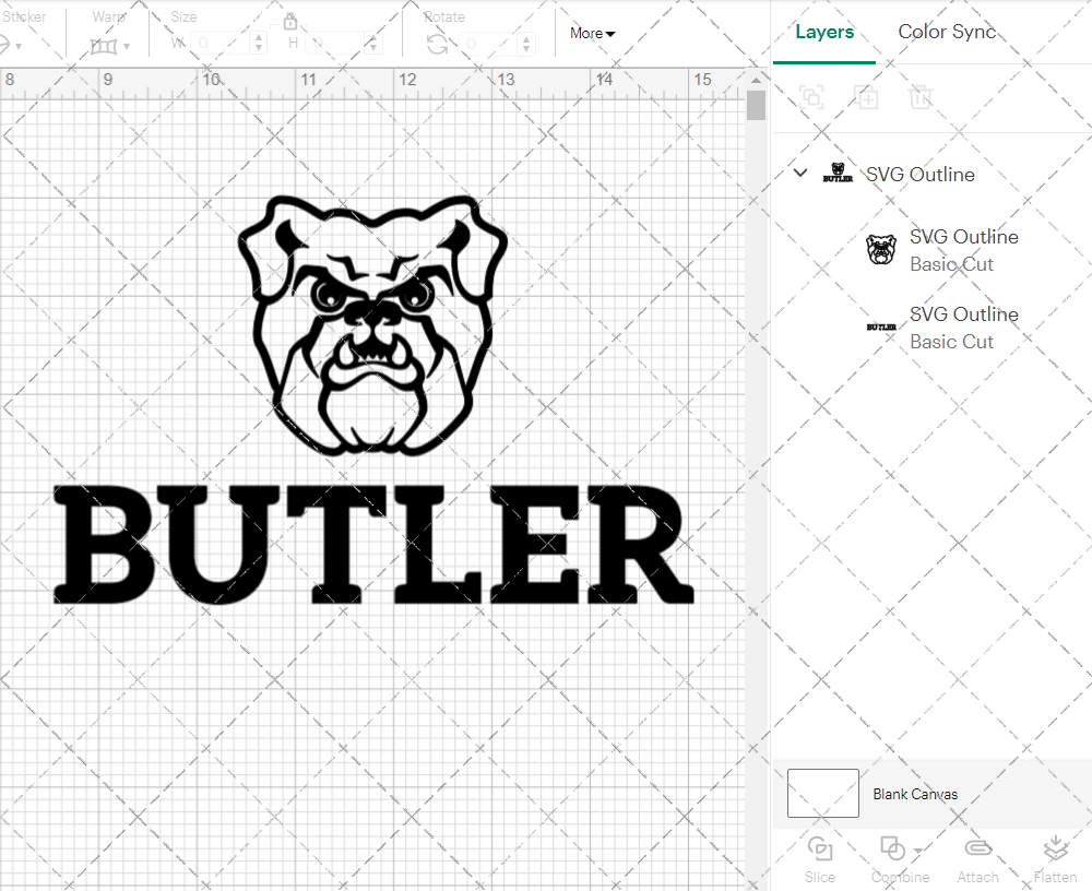 Butler Bulldogs Alternate 2015 003, Svg, Dxf, Eps, Png - SvgShopArt