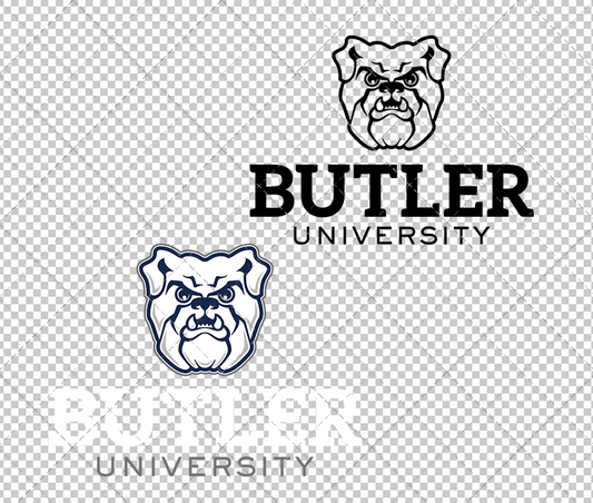 Butler Bulldogs Alternate 2015 006, Svg, Dxf, Eps, Png - SvgShopArt