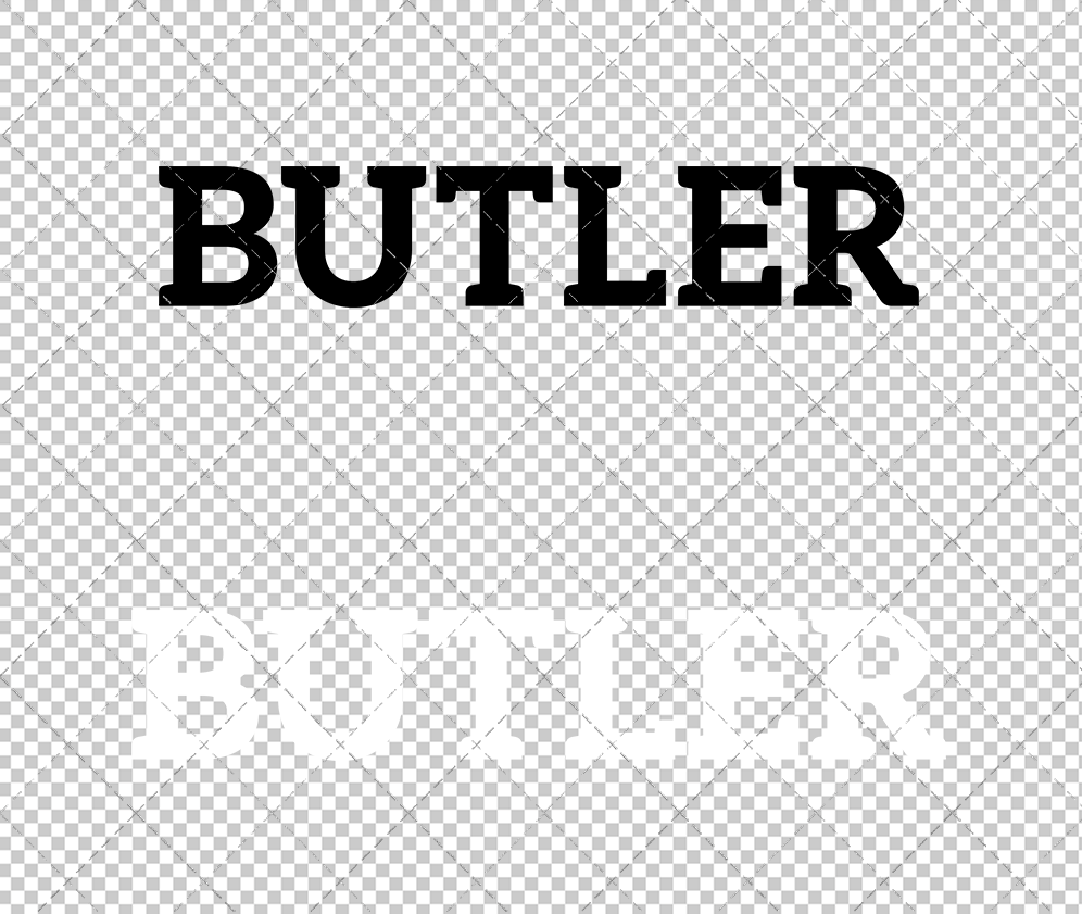 Butler Bulldogs Wordmark 2015 002, Svg, Dxf, Eps, Png - SvgShopArt