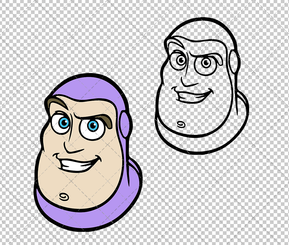 Buzz Lightyear - Toy Story 002, Svg, Dxf, Eps, Png SvgShopArt