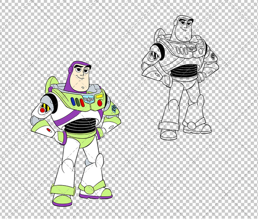 Buzz Lightyear - Toy Story, Svg, Dxf, Eps, Png SvgShopArt