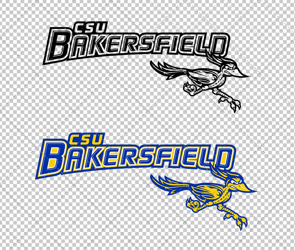 CSU Bakersfield Roadrunners Secondary 2006 002, Svg, Dxf, Eps, Png - SvgShopArt