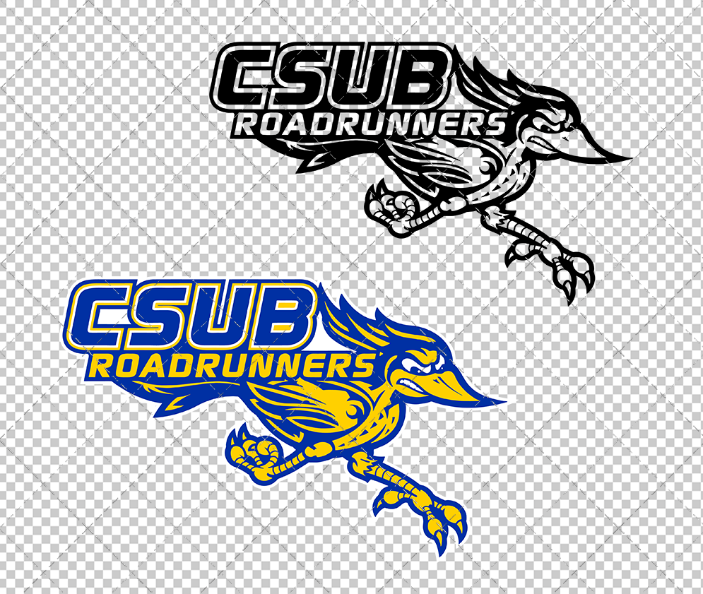 CSU Bakersfield Roadrunners Secondary 2006 003, Svg, Dxf, Eps, Png - SvgShopArt