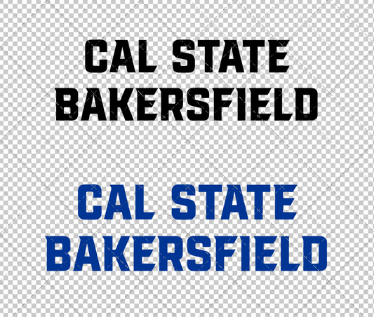 CSU Bakersfield Roadrunners Wordmark 2022 004, Svg, Dxf, Eps, Png - SvgShopArt