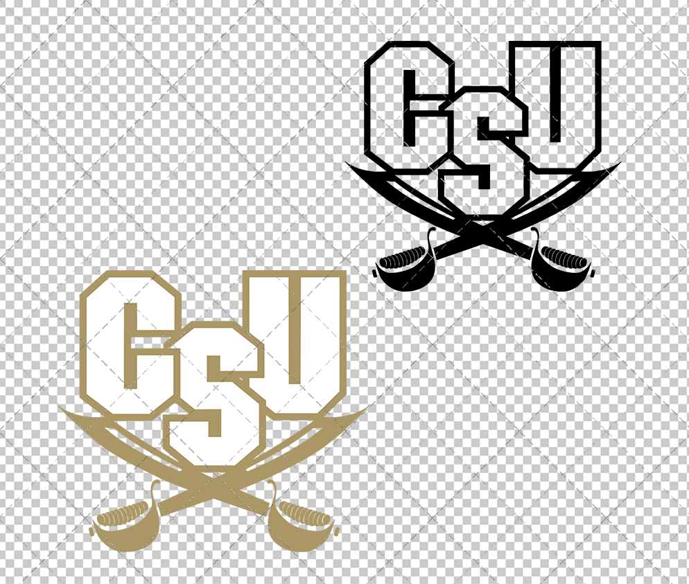 CSU Buccaneers Alternate 2004, Svg, Dxf, Eps, Png - SvgShopArt
