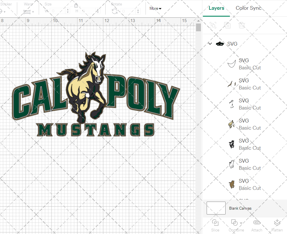 Cal Poly Mustangs 2006, Svg, Dxf, Eps, Png - SvgShopArt