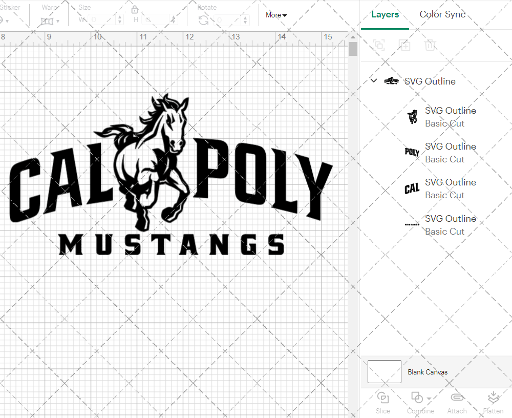 Cal Poly Mustangs 2006, Svg, Dxf, Eps, Png - SvgShopArt