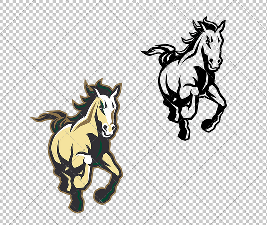 Cal Poly Mustangs Secondary 2006 003, Svg, Dxf, Eps, Png - SvgShopArt