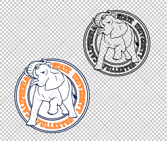 Cal State Fullerton Titans 1986, Svg, Dxf, Eps, Png - SvgShopArt