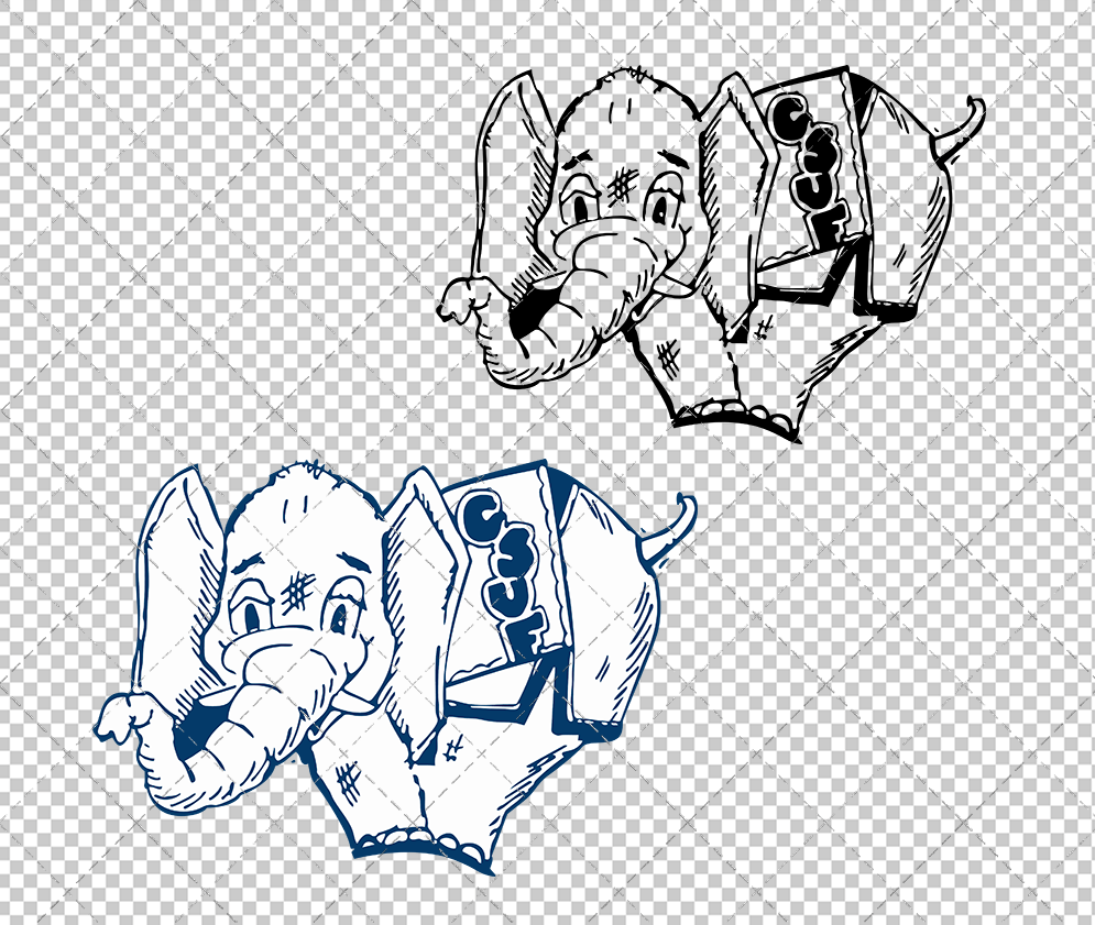 Cal State Fullerton Titans Secondary 1981, Svg, Dxf, Eps, Png - SvgShopArt