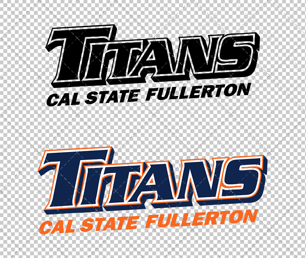 Cal State Fullerton Titans Secondary 1999 002, Svg, Dxf, Eps, Png - SvgShopArt
