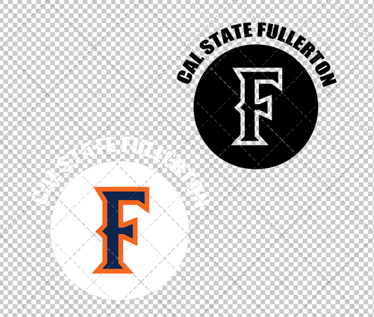 Cal State Fullerton Titans Secondary 2002, Svg, Dxf, Eps, Png - SvgShopArt
