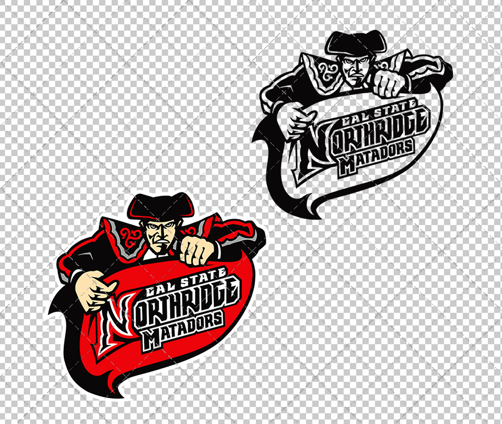 Cal State Northridge Matadors 1999, Svg, Dxf, Eps, Png - SvgShopArt