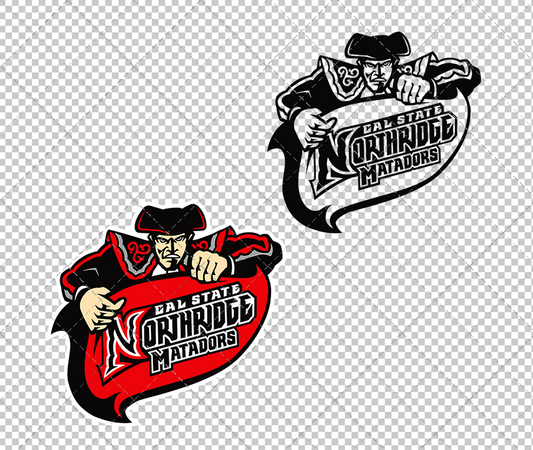 Cal State Northridge Matadors 1999, Svg, Dxf, Eps, Png - SvgShopArt