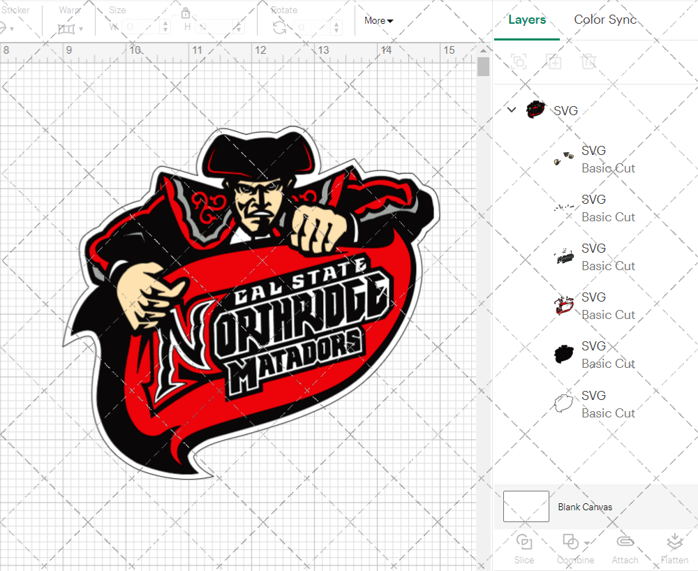 Cal State Northridge Matadors 1999, Svg, Dxf, Eps, Png - SvgShopArt