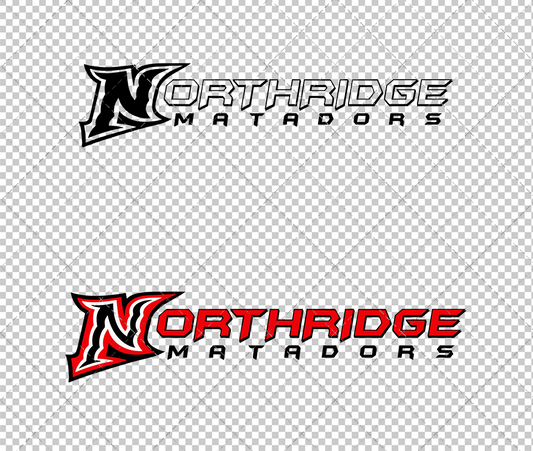 Cal State Northridge Matadors Secondary 2013 002, Svg, Dxf, Eps, Png - SvgShopArt