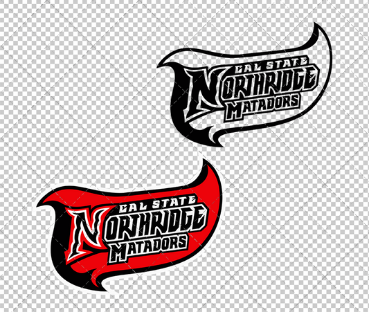 Cal State Northridge Matadors Wordmark 1999 003, Svg, Dxf, Eps, Png - SvgShopArt