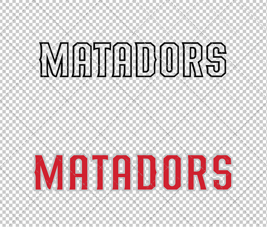 Cal State Northridge Matadors Wordmark 2014 003, Svg, Dxf, Eps, Png - SgShopArt