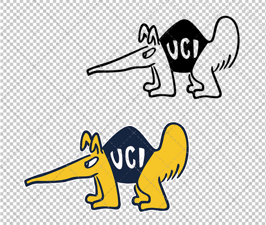 California-Irvine Anteaters 1984 002, Svg, Dxf, Eps, Png - SvgShopArt