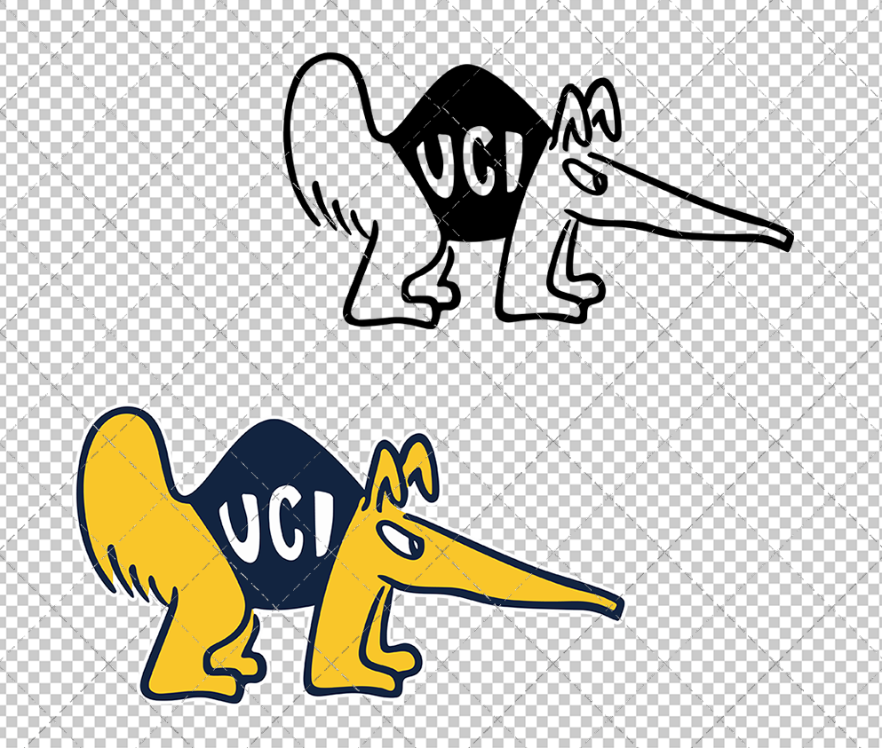 California-Irvine Anteaters 1984, Svg, Dxf, Eps, Png - SvgShopArt