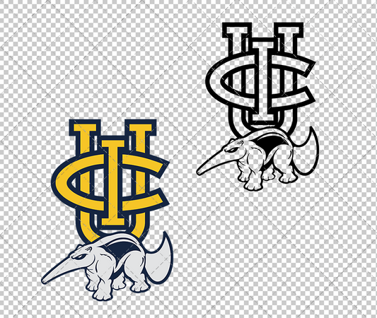 California-Irvine Anteaters 1998, Svg, Dxf, Eps, Png - SvgShopArt