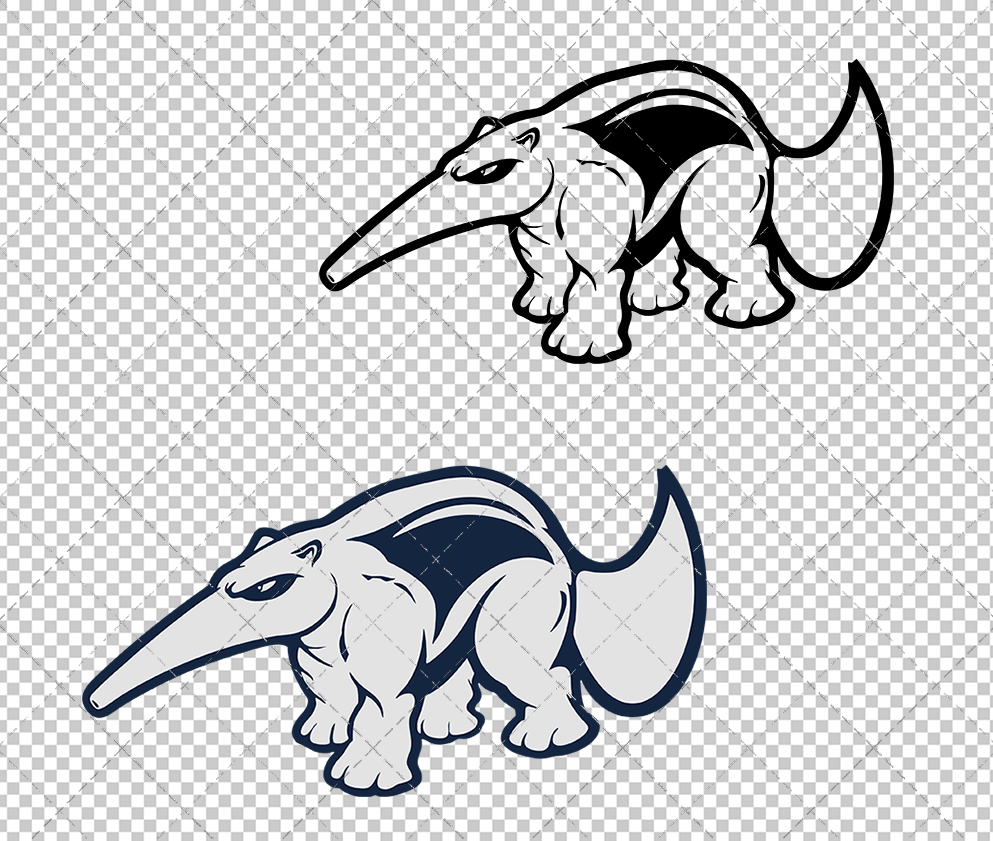 California-Irvine Anteaters Alternate 1998 002, Svg, Dxf, Eps, Png - SvgShopArt