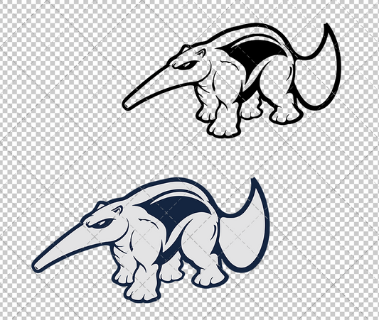 California-Irvine Anteaters Alternate 1998 002, Svg, Dxf, Eps, Png - SvgShopArt