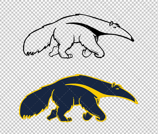 California-Irvine Anteaters Alternate 2014 003, Svg, Dxf, Eps, Png - SvgShopArt