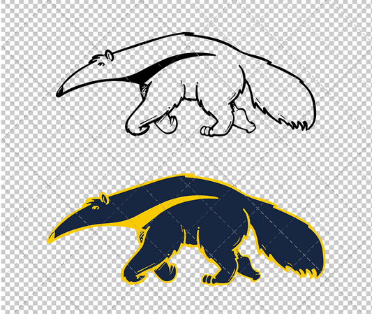 California-Irvine Anteaters Alternate 2014 004, Svg, Dxf, Eps, Png - SvgShopArt