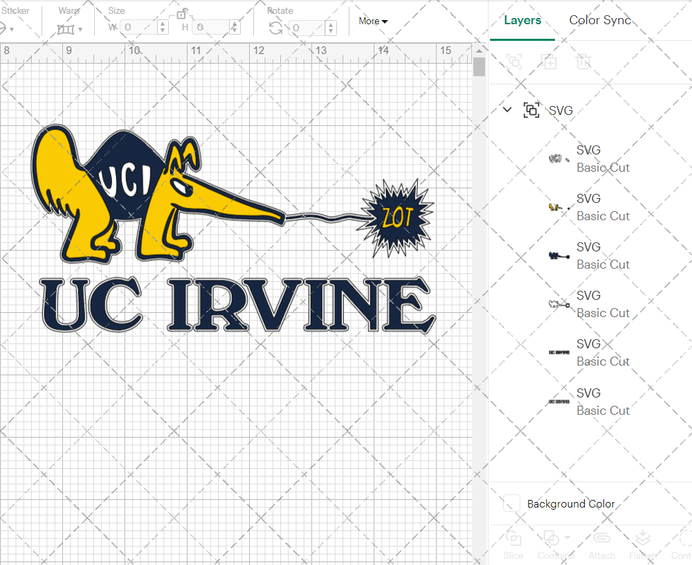 California-Irvine Anteaters Alternate 2014 005, Svg, Dxf, Eps, Png - SvgShopArt