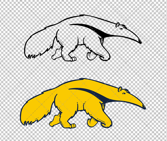 California-Irvine Anteaters Alternate 2014, Svg, Dxf, Eps, Png - SvgShopArt