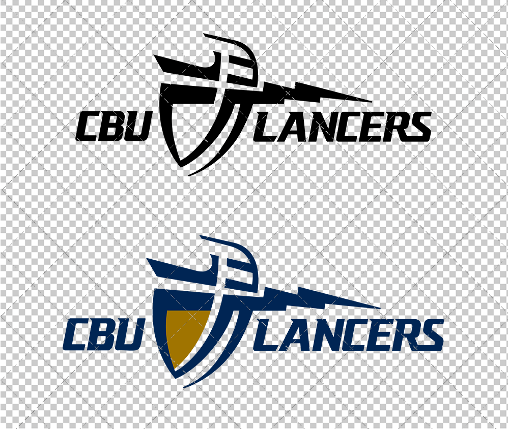 California Baptist Lancers Alternate 2017 008, Svg, Dxf, Eps, Png - SvgShopArt