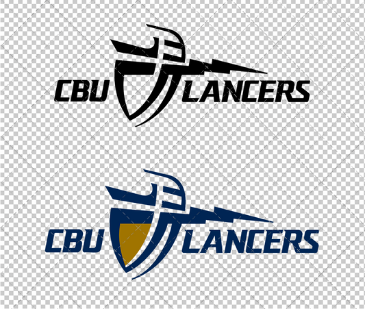 California Baptist Lancers Alternate 2017 008, Svg, Dxf, Eps, Png - SvgShopArt