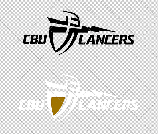 California Baptist Lancers Alternate 2017 009, Svg, Dxf, Eps, Png - SvgShopArt