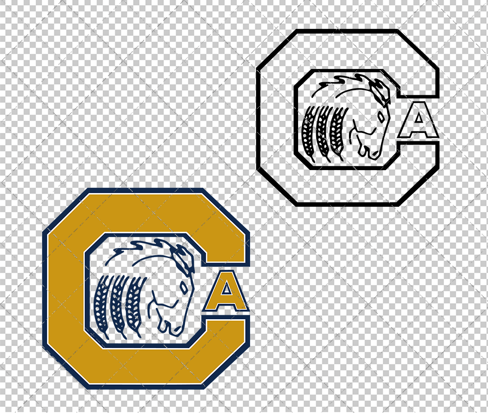 California Davis Aggies Alternate 1959, Svg, Dxf, Eps, Png - SvgShopArt