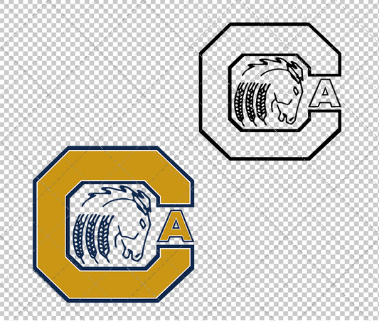 California Davis Aggies Alternate 1959, Svg, Dxf, Eps, Png - SvgShopArt