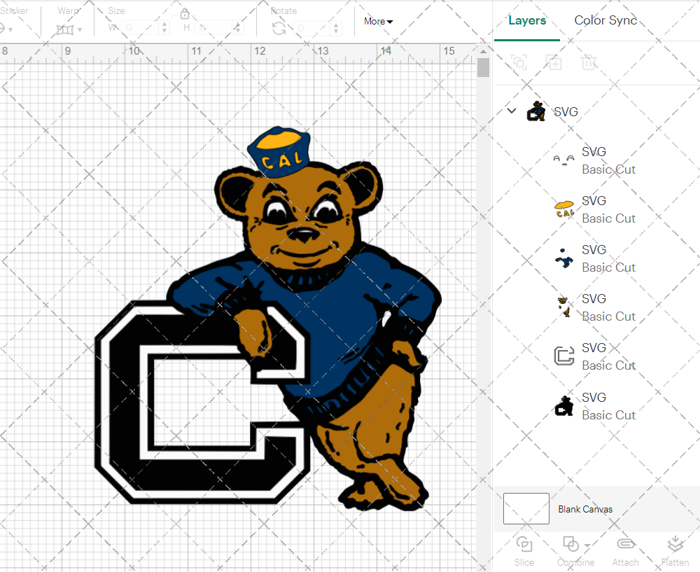 California Golden Bears Secondary 1952 002, Svg, Dxf, Eps, Png - SvgShopArt
