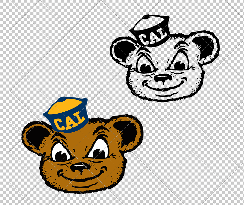 California Golden Bears Secondary 1952, Svg, Dxf, Eps, Png - SvgShopArt