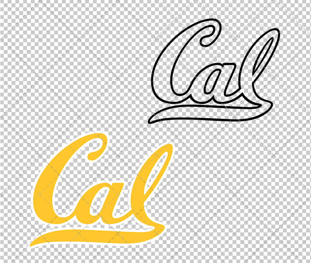 California Golden Bears Secondary 2013 002, Svg, Dxf, Eps, Png - SvgShopArt