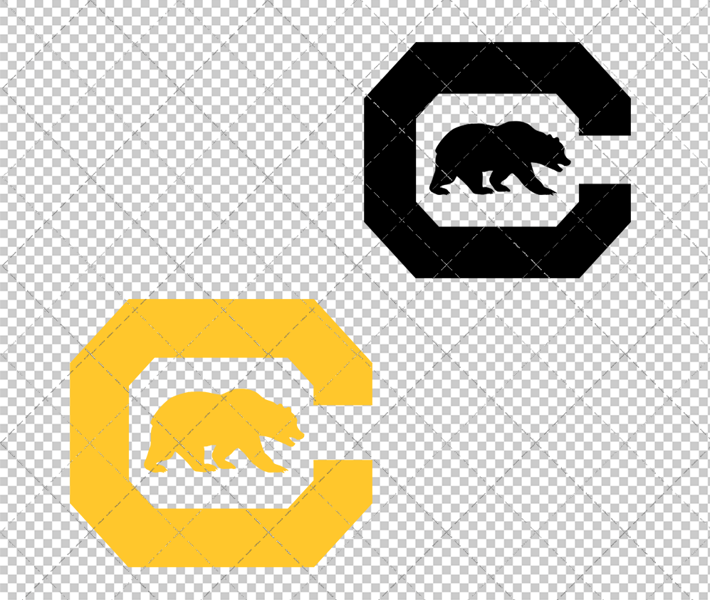 California Golden Bears Secondary 2017 003, Svg, Dxf, Eps, Png - SvgShopArt