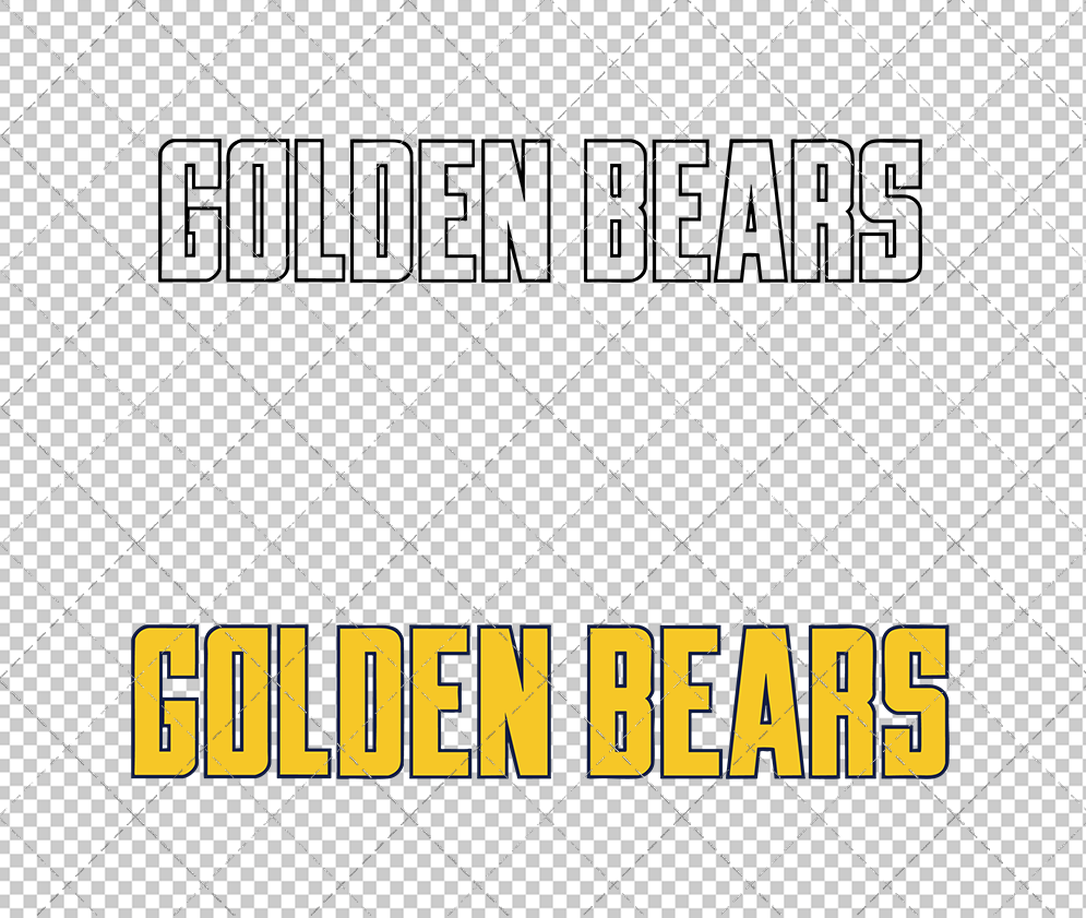 California Golden Bears Wordmark 2013 003, Svg, Dxf, Eps, Png - SvgShopArt