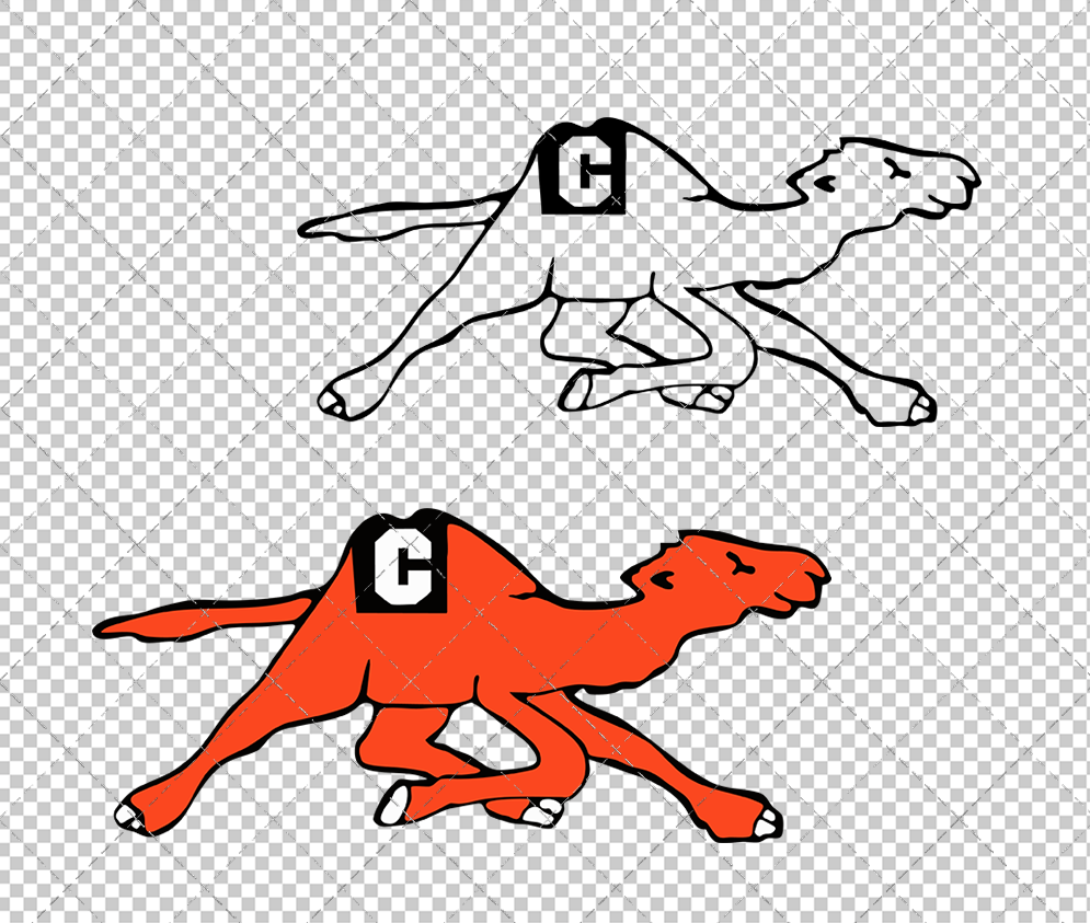 Campbell Fighting Camels 1979, Svg, Dxf, Eps, Png - SvgShopArt